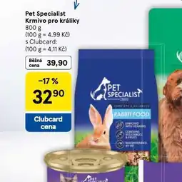 Tesco Pet specialist krmivo pro králíky nabídka