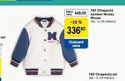 Tesco Chlapecký bomber mickey mouse nabídka