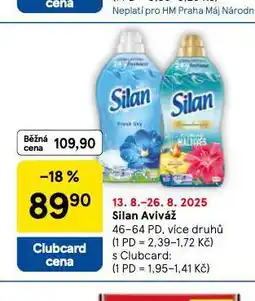 Tesco Silan aviváž nabídka