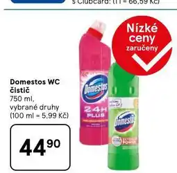 Tesco Domestos wc čistič nabídka