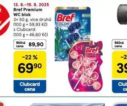 Tesco Bref premium wc blok nabídka
