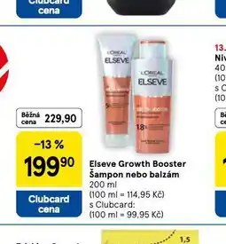 Tesco Elseve growth booster šampon, balzám nabídka