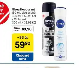 Tesco Nivea deodorant nabídka