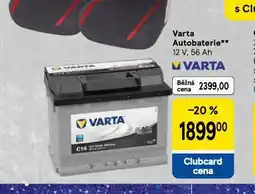 Tesco Varta autobaterie 56 ah nabídka
