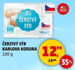 Penny Market Čerstvý sýr karlova koruna nabídka