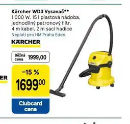 Tesco Käcrher wd3 vysavač nabídka