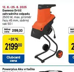 Tesco Daewoo drtič zahradního dopadu nabídka