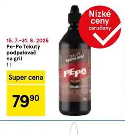Tesco Pe-po tekutý podpalovač na gril nabídka