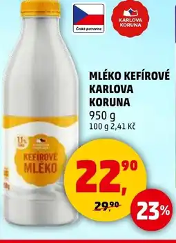 Penny Market Mléko kefírové karlova koruna nabídka