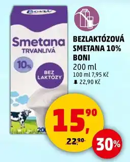 Penny Market Bezlaktózová smetana 10% boni nabídka