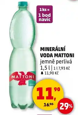 Penny Market Minerální voda mattoni nabídka