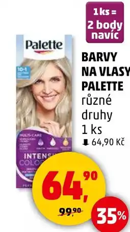 Penny Market Barvy na vlasy palette nabídka