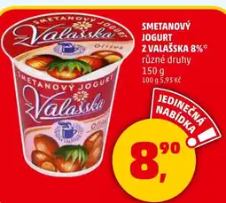 Penny Market Smetanový jogurt z valašska 8% nabídka