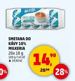 Penny Market Smetana do kávy 10% milkeria nabídka