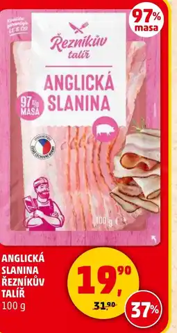 Penny Market Anglická slanina řezníkův talíř nabídka