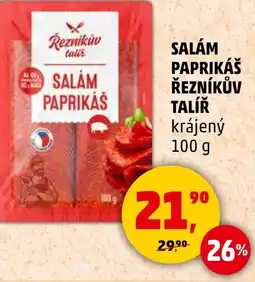 Penny Market Salám paprikáš řezníkův talíř krájený nabídka