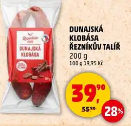 Penny Market Dunajska klobasa řezníkův talíř nabídka