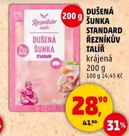 Penny Market Dušená šunka standard řezníkův talíř nabídka