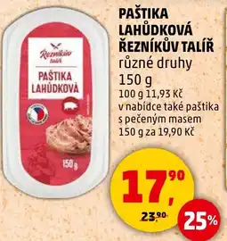 Penny Market Paštika lahůdková řezníkův talíř nabídka