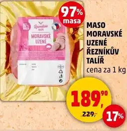 Penny Market Maso moravské uzené řezníkův talíř nabídka