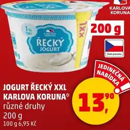 Penny Market Jogurt řecký xxl karlova koruna nabídka
