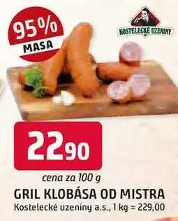 Trefa GRIL KLOBÁSA OD MISTRA 100 g nabídka