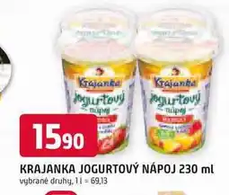Trefa KRAJANKA JOGURTOVÝ NÁPOJ 230 ml nabídka