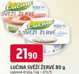 Trefa Lučina svěží Žervé 80g, vybrané druhy nabídka