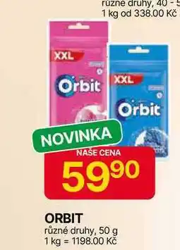 Hruška ORBIT různé druhy, 50 g nabídka