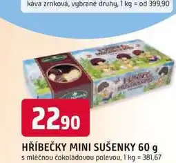 Trefa HŘÍBEČKY MINI SUŠENKY 60 g nabídka