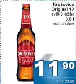 Jip Krušovice Originál 10 nabídka