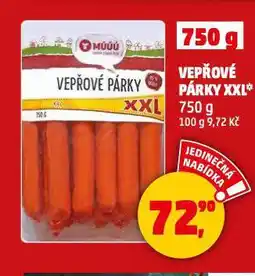 Penny Market Vepřové párky nabídka