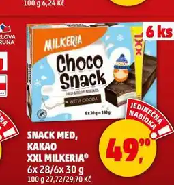 Penny Market Snack milkeria nabídka