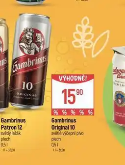 Globus Pivo gambrinus originál 10 nabídka
