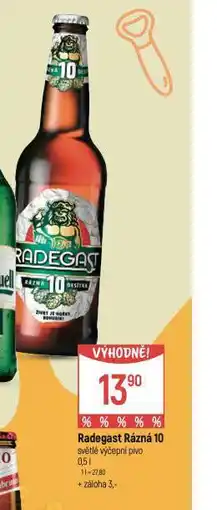 Globus Pivo radegast rázná 10 nabídka