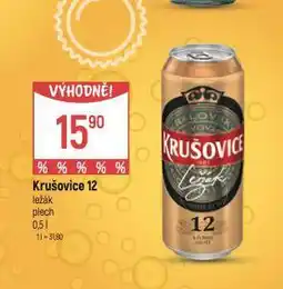 Globus Pivo krušovice 12 královský ležák nabídka