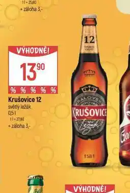 Globus Pivo krušovice 12 královský ležák nabídka