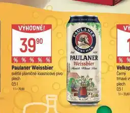 Globus Paulner weissbier nabídka