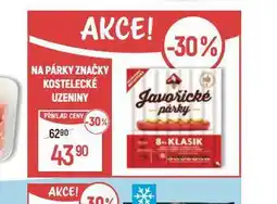 Globus Párky značky kostelecké uzeniny nabídka
