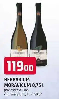 Trefa HERBARIUM MORAVICUM 0,75 L nabídka
