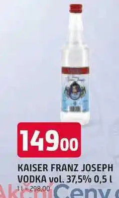 Trefa KAISER FRANZ JOSEPH VODKA vol. 37,5% 0,5l nabídka