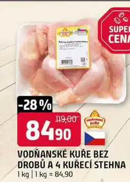 Terno Vodňanské Kuře kuře bez drobů a 4 kuřecí strhna 1kg nabídka