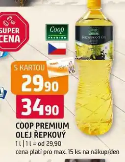 Terno Coop premium Řepkový olej 1l nabídka