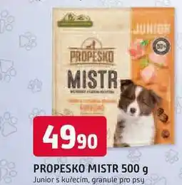 Trefa PROPESKO MISTR 500 g Junior s kuřecím, granule pro psy nabídka