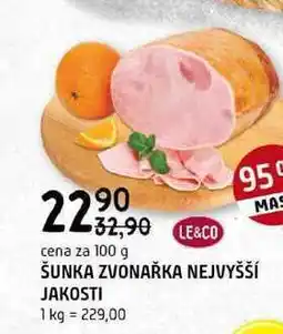 Terno Šunka zvonařka nejvyšší jakosti 100g nabídka