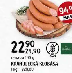 Terno Krahulecká klobása 100g nabídka