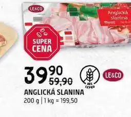 Terno Anglická slanina 200 g nabídka