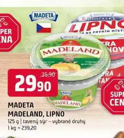 Terno Madeta madeland lipno 125 g tavený sýr vybrané druhy nabídka