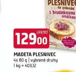 Terno Madeta Plesnivec 4x80g nabídka