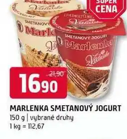 Terno Marlenka smetanový jogurt 150 g vybrané druhy nabídka